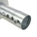 Universal 48mm Motorcycle Exhaust Pipe Muffler Removable Db Killer Baffle Silencer Stainless Steel Inert Type 3 2 In Length 