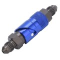 Universal Car Motorcycle Brake Line Quick Release Connect Adapter Aluminum Alloy Fitting For Oil Fuel Fluid Hose Blue
