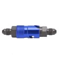 Universal Car Motorcycle Brake Line Quick Release Connect Adapter Aluminum Alloy Fitting For Oil Fuel Fluid Hose Blue