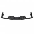 Hecasa Rear Diffuser Compatible With 2018-2022 Ford Mustang Bumper Lip Spoiler Splitter Valance Protector Pp Plastic Black
