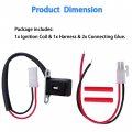 Ignition Coil Replacement For Ezgo Golf Cart 1991-2003 4 Cycle 26651-g02