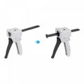 Uxcell 30ml Manual Epoxy Mixer Applicator Single Part Dispenser Gun Set The Contains 1pcs Of Hose Mixing Needle Front Cover And