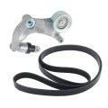 Tensioner Pulley Serpentine Drive Belt Kit Replacement For Honda Civic 1 8l With A C 2006-2011 Rna-309 04301-rna-307 