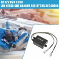 A Absopro Led Car Headlight Canbus Decoder C20 H1 H3 Error Free Warning Resistors Replacement Anti Flicker Resistor Plastic