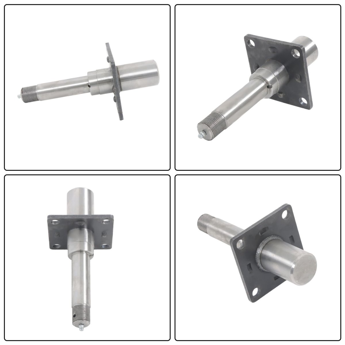 2 Sets Bt16 Round Spindle With Fastening Accessories Brake Flange