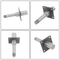 2 Sets Bt16 Round Spindle With Fastening Accessories Brake Flange 