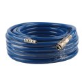 Compressor Air Line Hose Blue Flexible Pneumatic Pvc With Quick Connector 15m Length