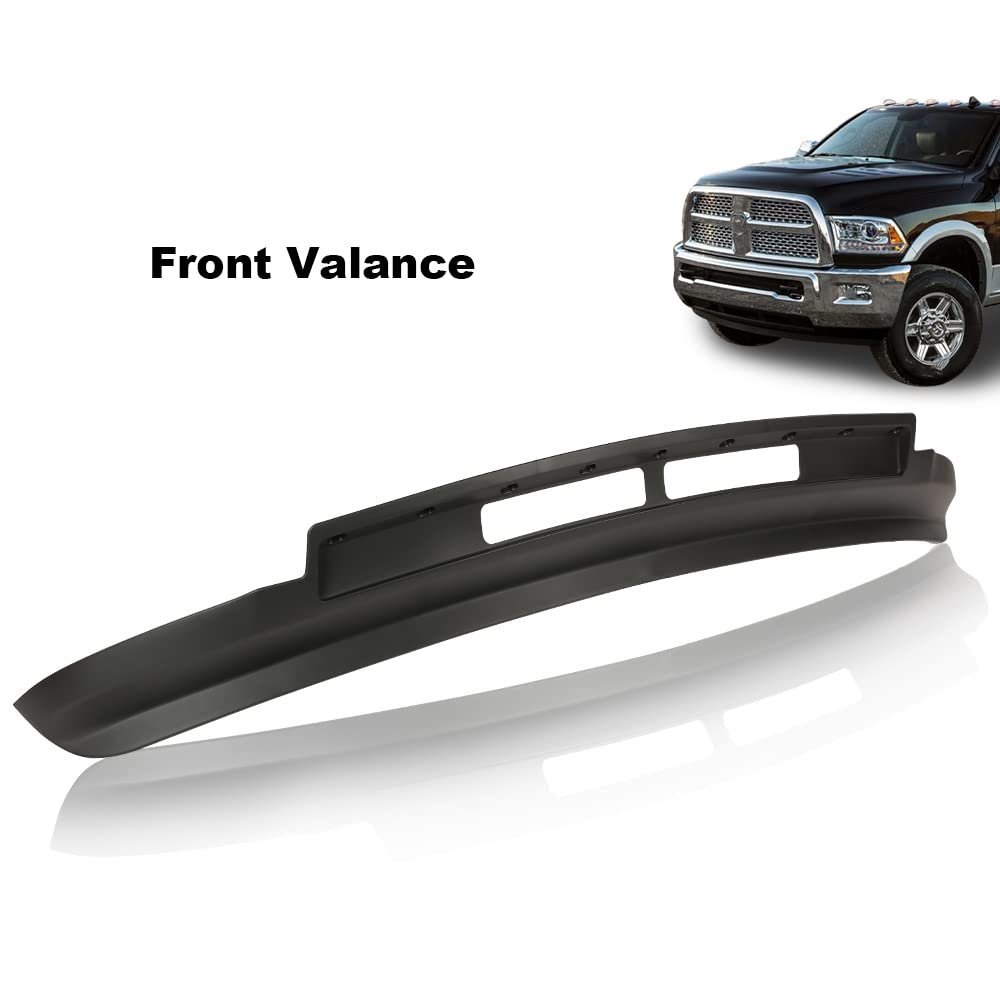 Front Bumper Air Deflector Valance For Dodge Ram 2500 3500 2013 2014 2015 2016 2017 2018 Textured Black Fits Models Without Off