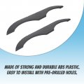 Jmtaat New Pair Left Right Tandem Trailer Fender Skirt For Rv Campers And Trailers Black