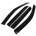 Window Visors Shade Sun Rain Wind Guards 4 Pieces Black Acrylic Replacement For Toyota Hilux Dual Cabs 2005-2015 