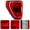 Acanii For Incandescent W Blind Spot 2021 2022 2023 Ford F150 Pickup Truck Oe Tail Light Brake Lamp Left Driver Side