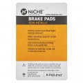 Niche Front Left Brake Pad Kit For Suzuki Rmz250 Rmz450 59221-35g10 59300-36850 59300-13830 59300-36880 Semi-metallic