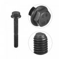 Uxcell Metric M6x45mm Hex Flange Bolts 5pcs 10 9 Grade Carbon Steel Hexagon Head Screws