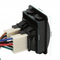 Universal Car Power Window Switch Kit 12v Electric Regulator With Wiring Harness For 2 Doors Abs Plastic And Metal Interior