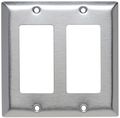 Pass Seymour Sl262cc10 Stainless Steel Wall Plate Two Decorator Outlet 430 Easy Installation 