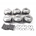 Pangolin Piston Rings Set Piston Pin 21mm I 84 5 Mm Std For Au-di A6 A7 A8 2 8 Fsi V6 Bdx Ccda Ccea Aftermarket Parts 