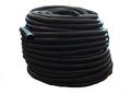 Black 100 Feet 1 Split Loom Tubing Wire Conduit Hose Cover Auto Home Marine 