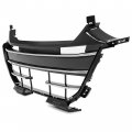 Kuafu Front Lower Grille Grill Compatible With 2021-2023 Honda Accord Chrome Painted Bumper Silvery Black
