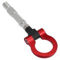 Red Aluminum Alloy Round Front Rear Bumper Trailer Ring Eye Towing Tow Hook Screw For Audi A5 S5 Rs5 2008-2014 