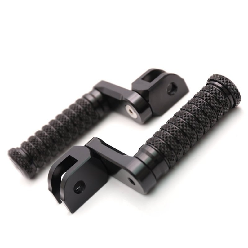 Mc Motoparts Pole Black Cnc 40mm Extension Riser Front Foot Pegs For Cbr650f 2013-2017