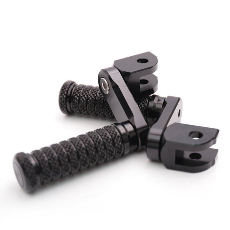 Mc Motoparts Pole Black Cnc 40mm Extension Riser Front Foot Pegs For Cbr650f 2013-2017