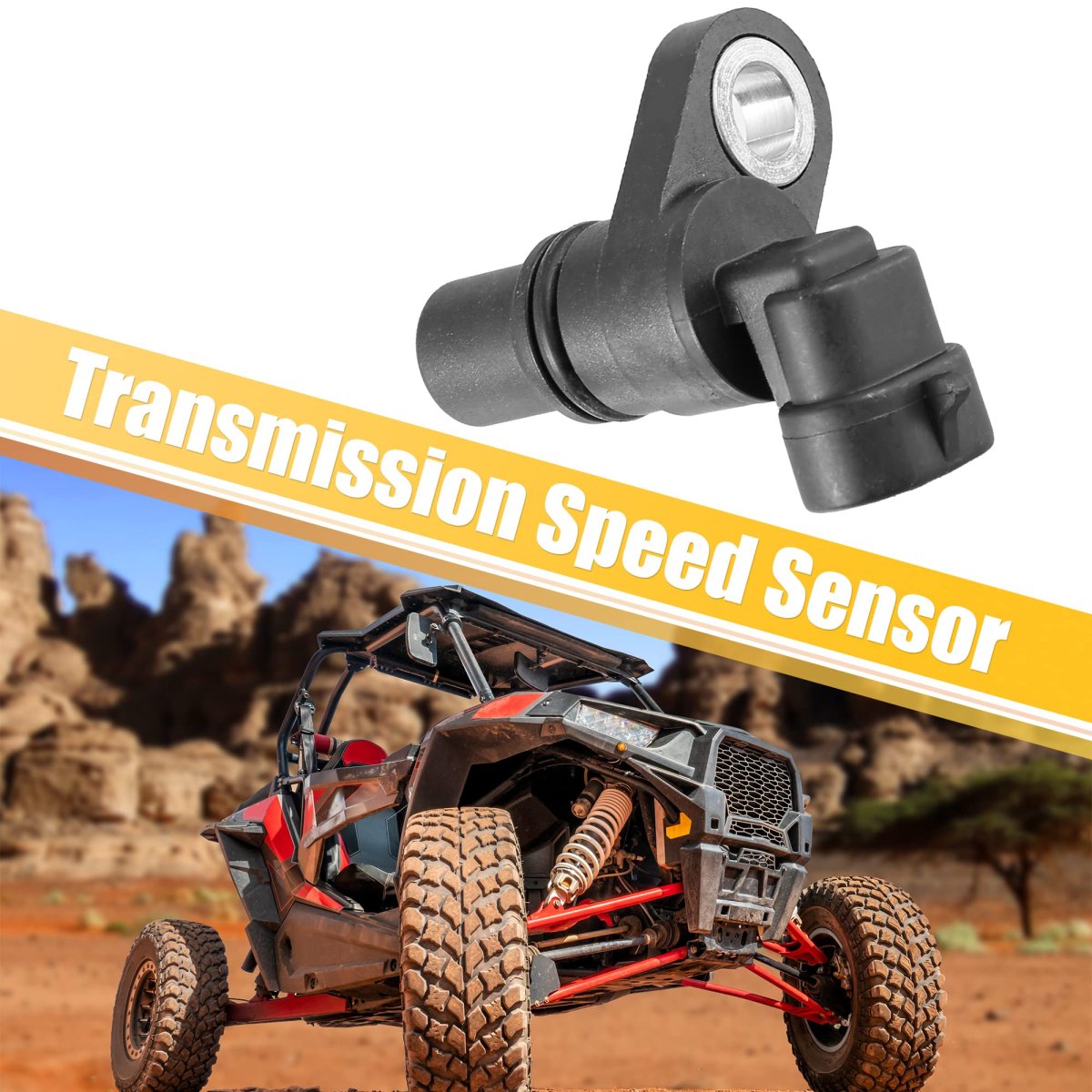 Transmission Speed Sensor For Polaris Rzr 570 2012-2017 Car Replacement Black
