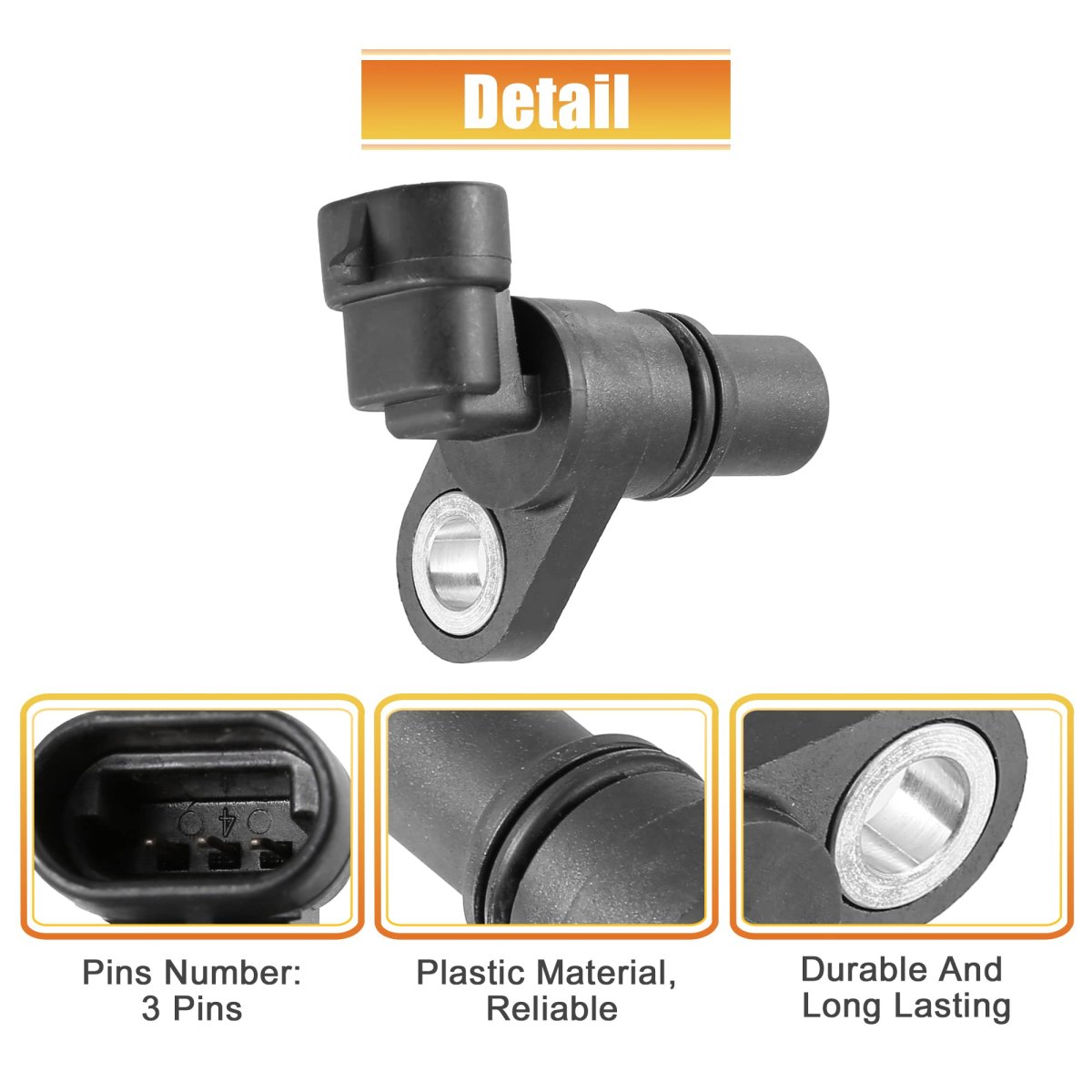 Transmission Speed Sensor For Polaris Rzr 570 2012-2017 Car Replacement Black