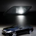 Nslumo Xenon White Led Side Marker Lights For 2010-13 Mercedes Benz W212 Pre-lci E-class Clear Lens Front Fender Lamps With T10 