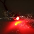 X Autohaux 10pcs 6mm 1 4 Car Interior Led Indicator Lights Ac Dc 12-24v Raised Head Signal Lamp With 150mm Cable Length