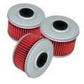 Caltric 3 Pack Oil Filter For Honda 420 Fe Fm Fpe Fpm Trx420fe Trx420fm Trx420fpe Trx420fpm Rancher 2007-2014 