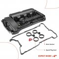 A-premium Engine Valve Cover Kit With Oil Filler Cap Compatible 2007-2012 Mini Cooper S Jcw R55 R56 R57 R60 1 4l Turbo N14b16