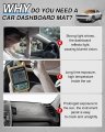 Cartist Dash Cover Custom Fit For Dodge Challenger 2015-2024 Accessories Dashboard Mat Non-slip Pad Carpet Anti-glare
