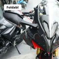 Minho Motorcycle Rearview Mirrors With Built-in Turn Signals Fit For Kawasaki Zx-10r 2021-2023
