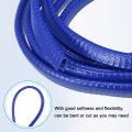 X Autohaux 40ft U Shape Rubber Car Door Edge Guard Trim Multifunctional Seal Strip Protection For Truck Atv Boat No Glue Blue
