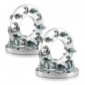 4 Pieces 0 59 15mm Wheel Conversion Anodized Silver Adapters Bolt Pattern 5x100 To 5x112 Center Bore 57 1mm 12mm X 1 5 Studs 