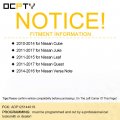 Ocpty 1 X Flip Key Entry Remote Control Fob Transmitter Replacement For 2015 2016 2017 Nissan Cube Juke Leaf Quest 3 Buttons