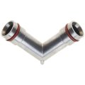 Heater Inlet Hose Elbow Upper For Chevy Impala 2000 2001 2002 2003 2004 2005 Aluminum 22mm End 1 Outside Diameter Replacement 