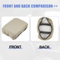 Uxcell 1 Set Car Armrest Box Cover Protector Neoprene Fabric For Lexus Rx350 2017-2021 Brown