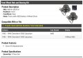 Front Wheel Hub And Bearing Kit 2 Piece Compatible With 1995-1999 Chevy K1500 Suburban 4wd Abs Brakes