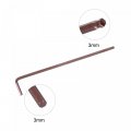 Uxcell 3mm Ball End Hex Key Wrench L Shaped Long Arm S2 Steel Repairing Tool Metric