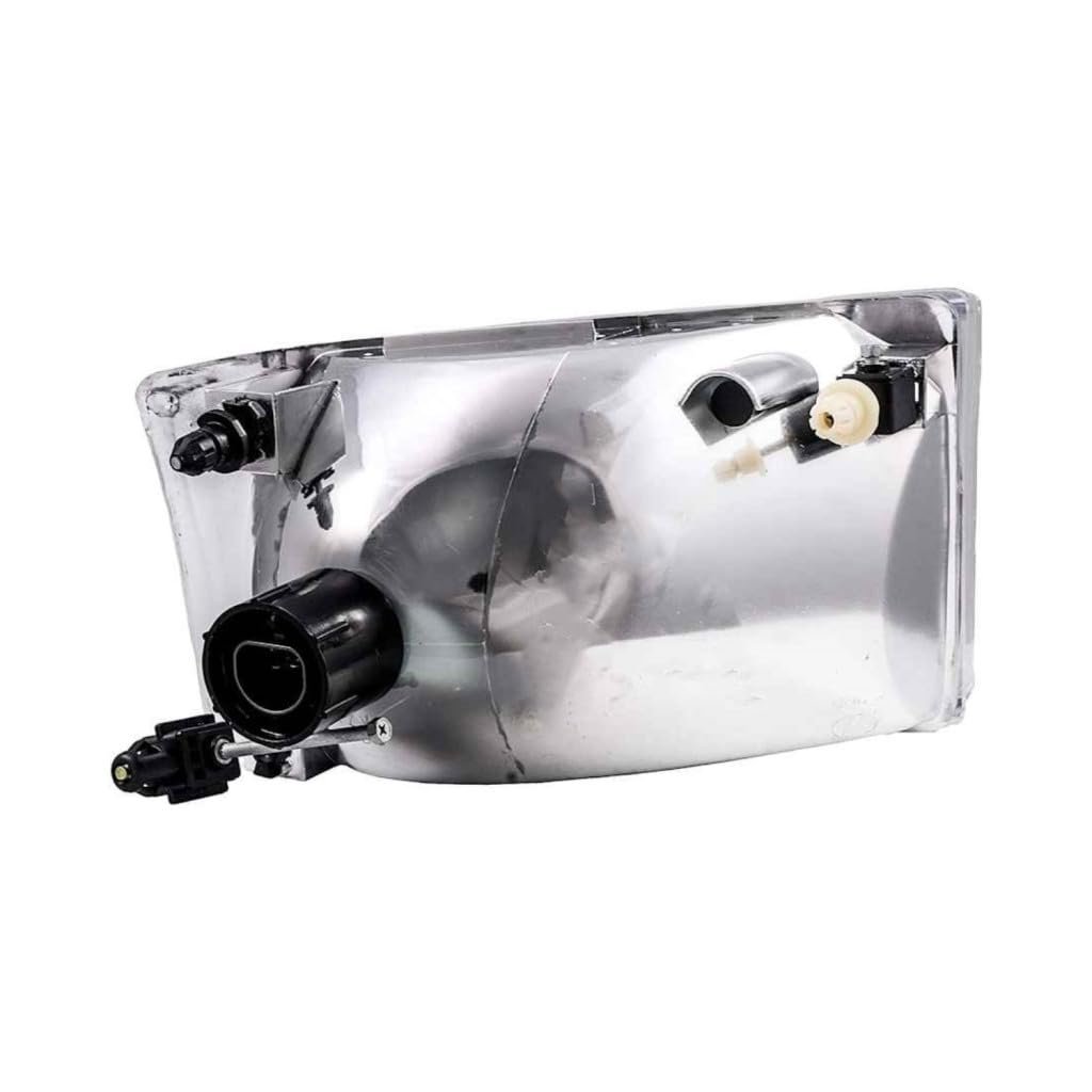 Headlight Driver Side Ford F-350 F-450 Super Duty 1999 2000 2001 Clear Lens Plastic Housing Bulbs Included Replacement For