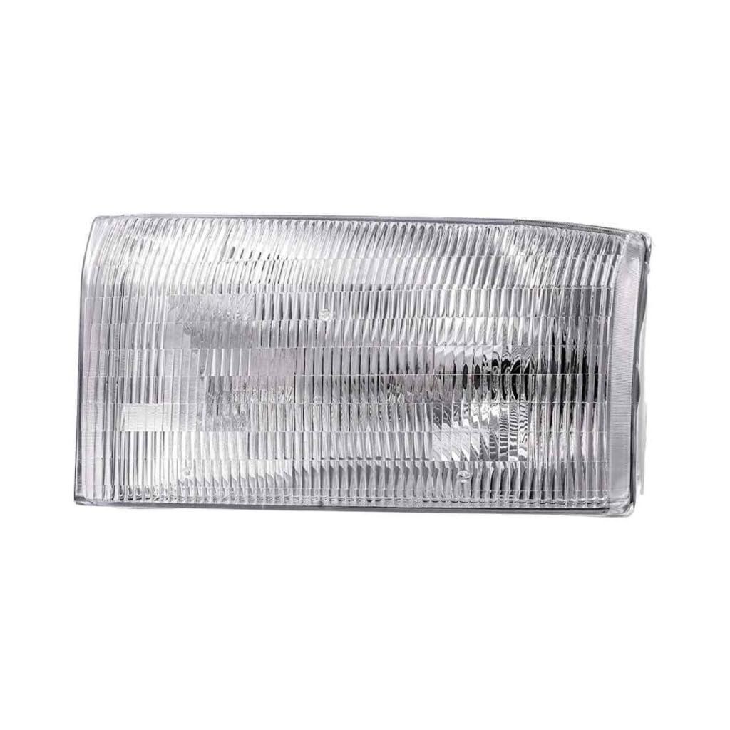 Headlight Driver Side Ford F-350 F-450 Super Duty 1999 2000 2001 Clear Lens Plastic Housing Bulbs Included Replacement For