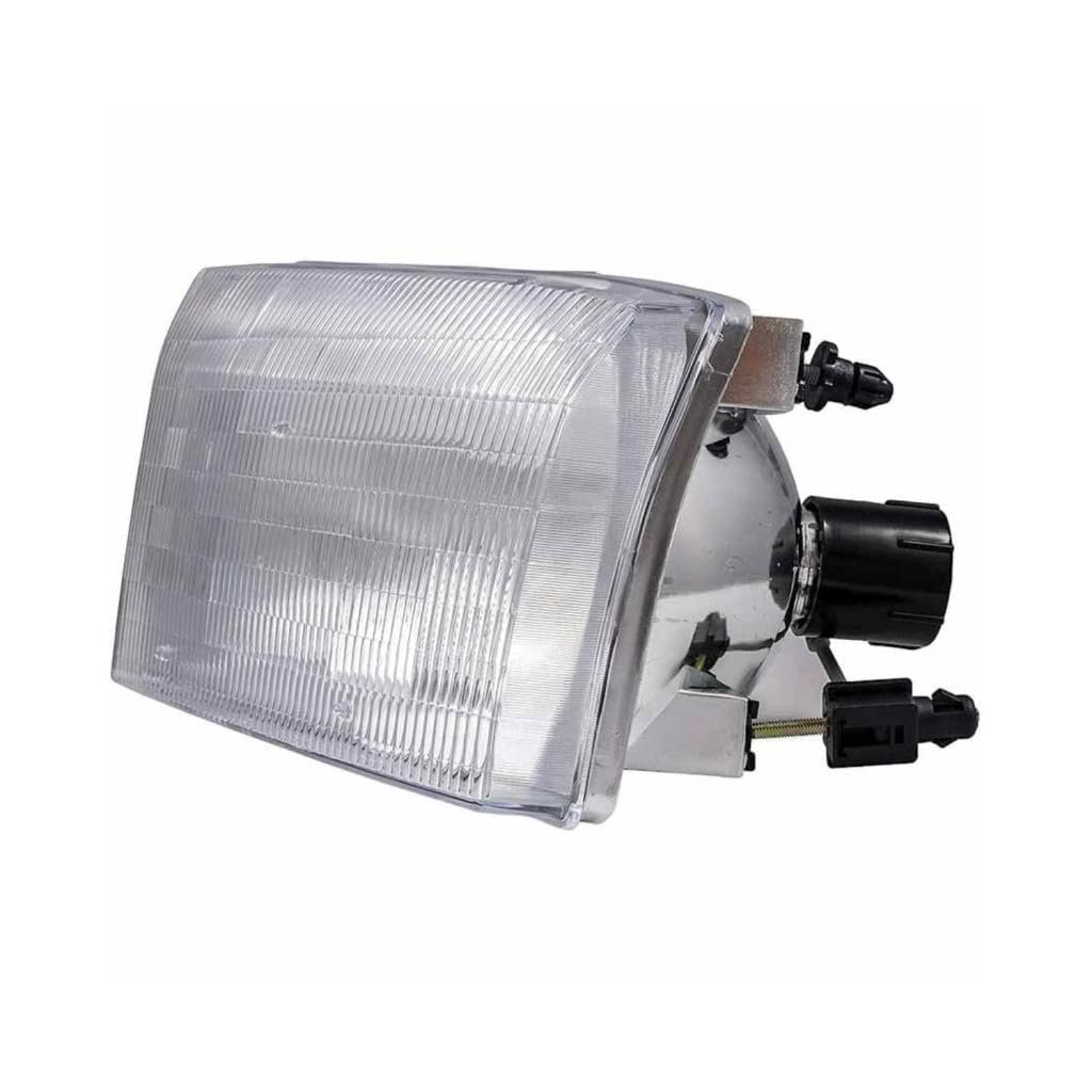 Headlight Driver Side Ford F-350 F-450 Super Duty 1999 2000 2001 Clear Lens Plastic Housing Bulbs Included Replacement For