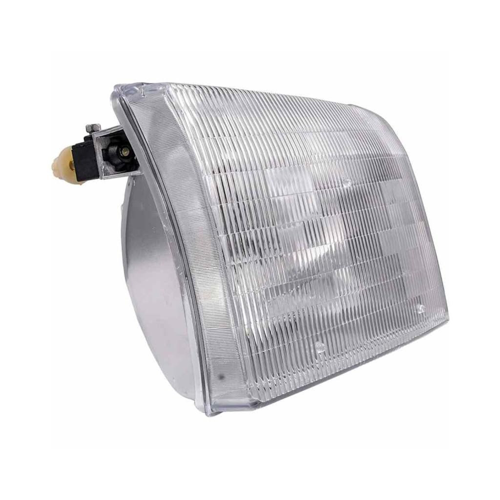 Headlight Driver Side Ford F-350 F-450 Super Duty 1999 2000 2001 Clear Lens Plastic Housing Bulbs Included Replacement For