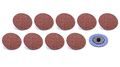 Allstar Performance All12106 Twist Lock Sanding Disc2in 80 Grit 10pk 