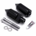 Httmt- Black Billet Aluminum Spike Frame Sliders For 2004-2005 Suzuki Gsxr600 Gsxr750 Gsxr 600 750 P N Mt290-007