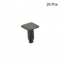 Uxcell Square Head Bolt 20pcs M6x15mm Fully Thread Carbon Steel Grade 8 Machine Screws