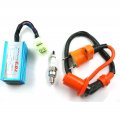 Ignition Coil Spark Plug A7tc Cdi Gy6 50cc 125cc 150cc For 4-stroke Engines Scooter Atv Go Kart Moped Quad Pit Dirt Bike Cart