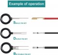Usonline911 82pcs Terminal Ejector Kit Wire Connector Pin Extractor Autos Removal Key Tool Set Release Tools For Most Terminal