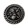Vicenza Designs K1029p Sforza Small Base Classical Knob Large Antique Nickel 